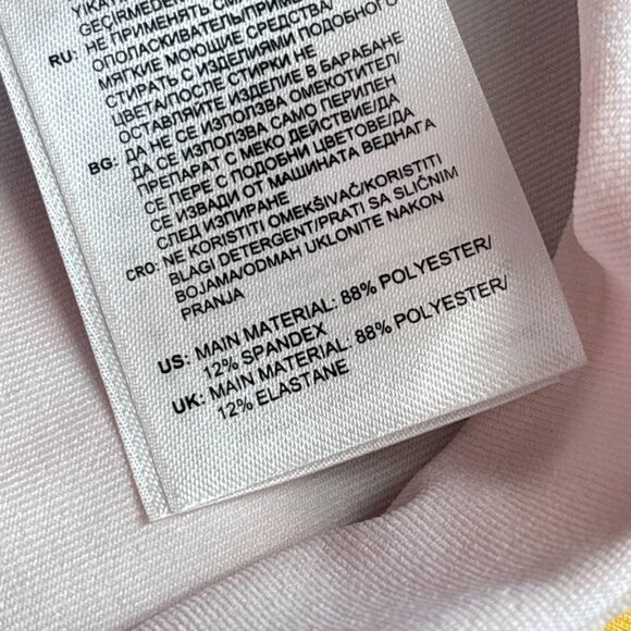 Adidas Stella McCartney Barricade Yellow White Athletic Pullover Shirt Small d5 - Picture 15 of 16